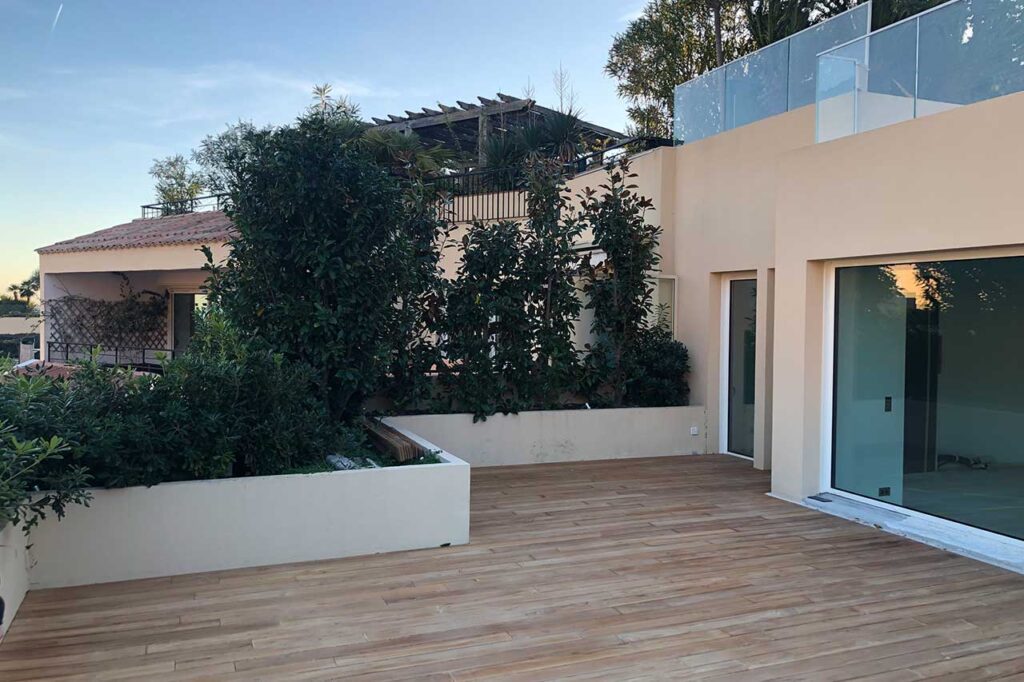 toit terrasse après rénovation nice