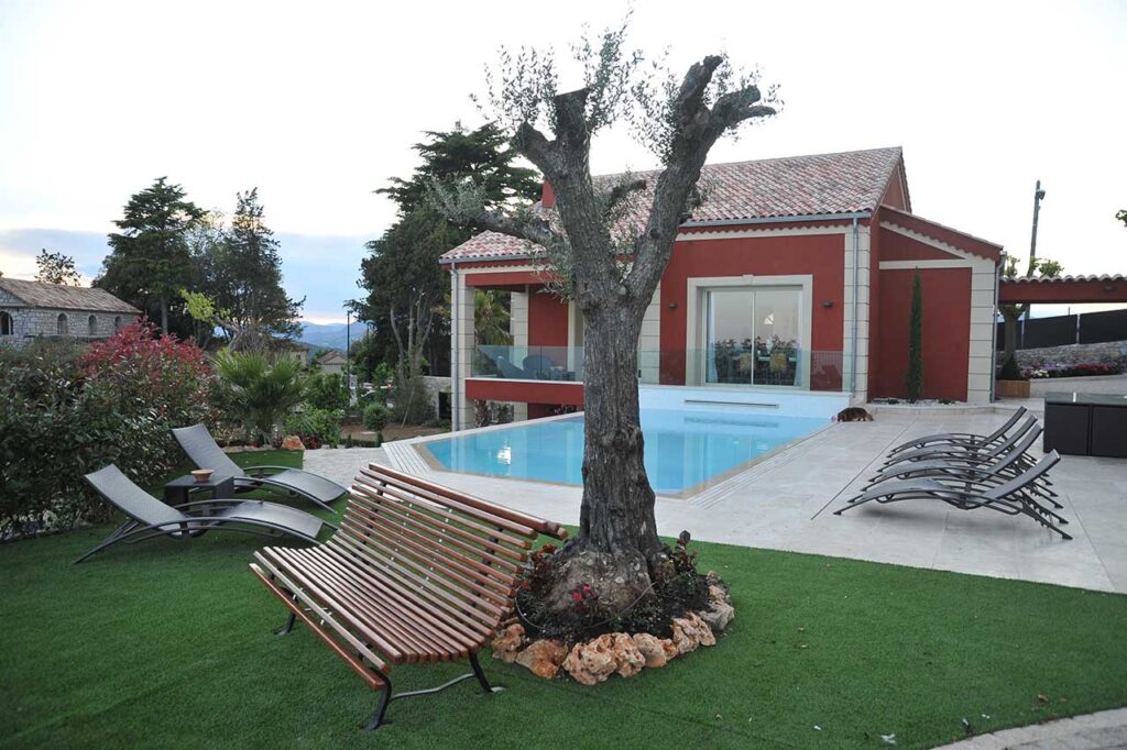 villa terrasse après réhabilitation nice