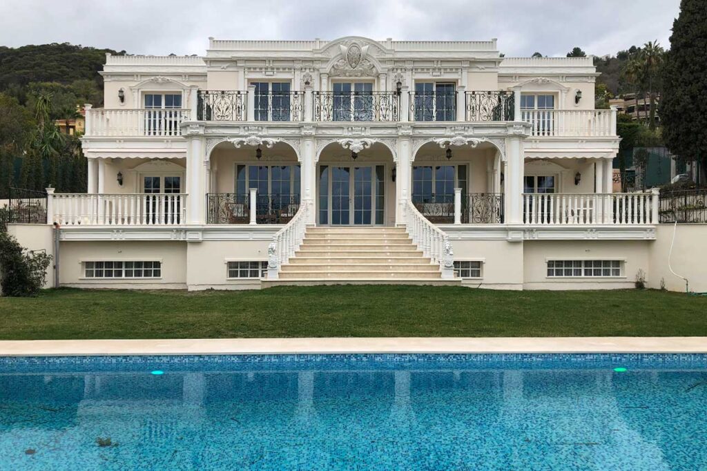 villa alpes-maritimes après rénovation