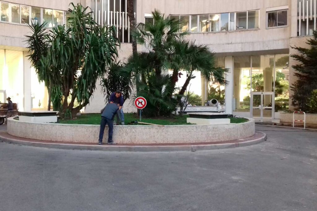 hall immeuble avant rénovation monaco