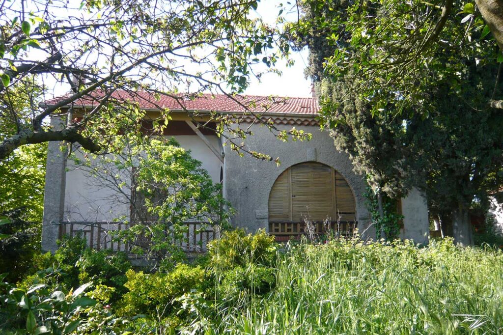 villa terrasse avant réhabilitation nice